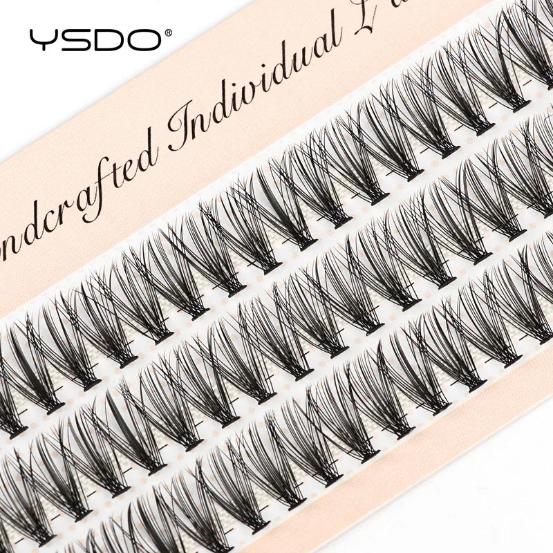 YSDO 60 Bundles Eyelash Extension Natural Faux Mink Eyelashes Individual 10/20/30D Cluster Lashes Makeup Cilia False Eye Lashes