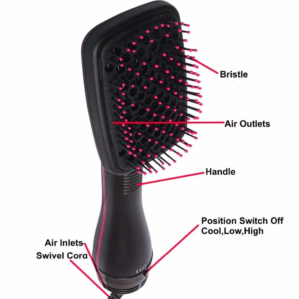 Hair Dryer Brush One Step Hair Blower Brush Electric Hot Air Brush Travel Blow Dryer Comb Professional Hairdryer Hairbrush