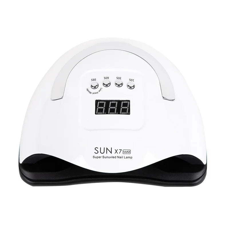 180W SUN X7 MAX UV LED Lamp for Manicure Nail Lamps Nail Dryer for Curing UV Gel Nail Tools With Sensor LCD Display