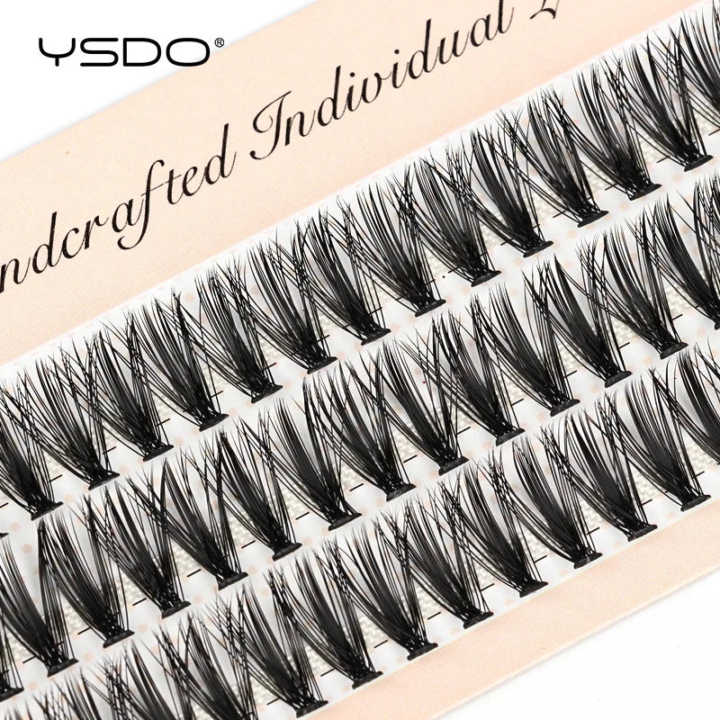 YSDO 60 Bundles Eyelash Extension Natural Faux Mink Eyelashes Individual 10/20/30D Cluster Lashes Makeup Cilia False Eye Lashes