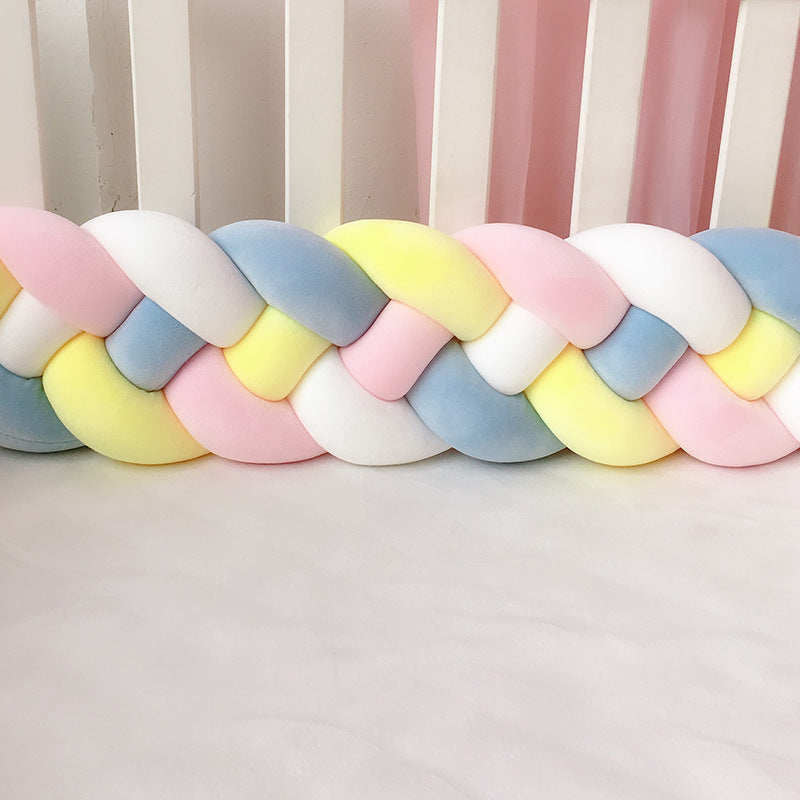 1M/2.2M/3M Baby Braid Bumper for Newborn Crib Kids Cot Protector Baby Crib Bumper Bedding Sets Bumpers In The Crib Cot Bebe