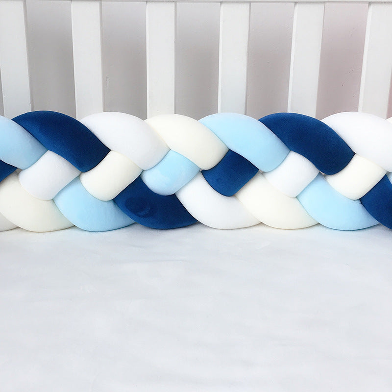 1M/2.2M/3M Baby Braid Bumper for Newborn Crib Kids Cot Protector Baby Crib Bumper Bedding Sets Bumpers In The Crib Cot Bebe