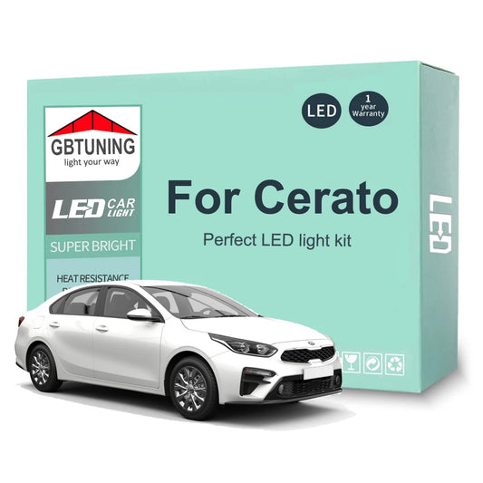 LED Interior Light Bulb Kit For KIA Cerato Spectra K3 LD TD YD 2000-2015 2016 2017 2018 2019 2020 2021 Car Dome Map Lamp Canbus