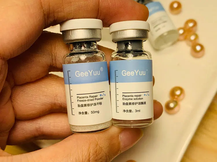 Sheep Placenta Face Serum Oligopeptide-1 Acne Treatment Serum Face Freeze-Dried Powder Repair Anti-Wrinkle Liquid Facial Serum