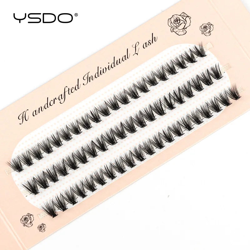 YSDO 60 Bundles Eyelash Extension Natural Faux Mink Eyelashes Individual 10/20/30D Cluster Lashes Makeup Cilia False Eye Lashes