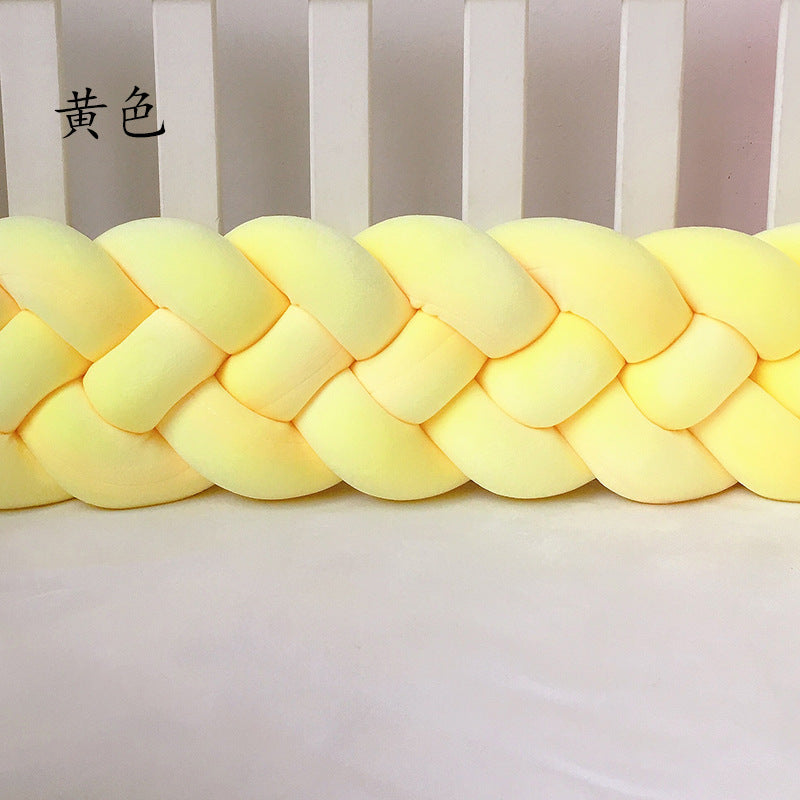 1M/2.2M/3M Baby Braid Bumper for Newborn Crib Kids Cot Protector Baby Crib Bumper Bedding Sets Bumpers In The Crib Cot Bebe