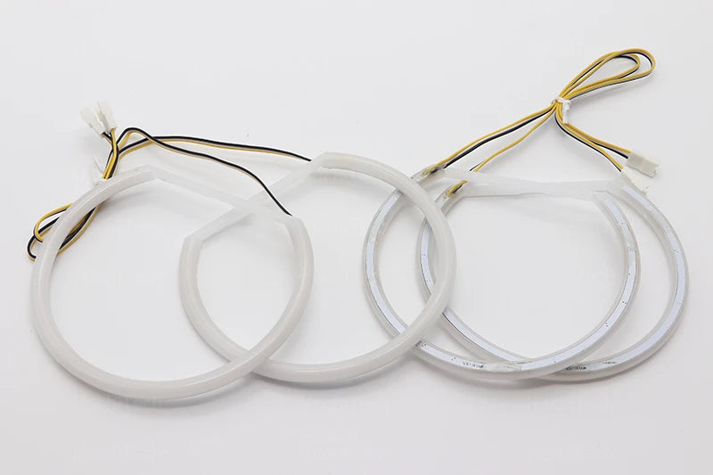 High Quality SMD Cotton Light Switchback LED Angel Eye Ring Kit For BMW E30 E32 E34 Car Accessories