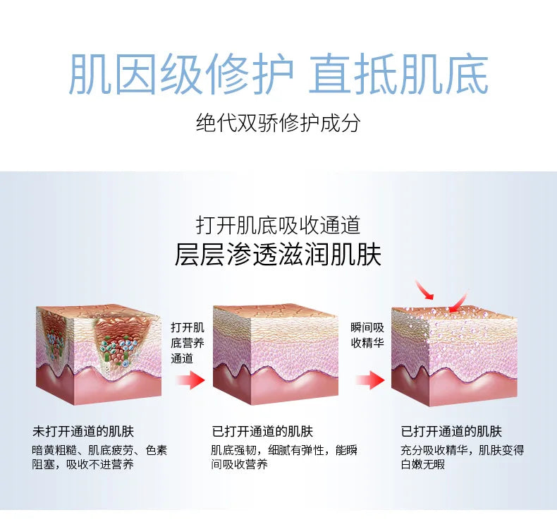Sheep Placenta Face Serum Oligopeptide-1 Acne Treatment Serum Face Freeze-Dried Powder Repair Anti-Wrinkle Liquid Facial Serum