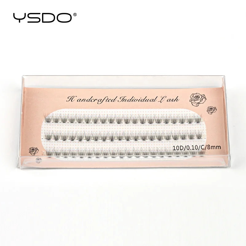 YSDO 60 Bundles Eyelash Extension Natural Faux Mink Eyelashes Individual 10/20/30D Cluster Lashes Makeup Cilia False Eye Lashes