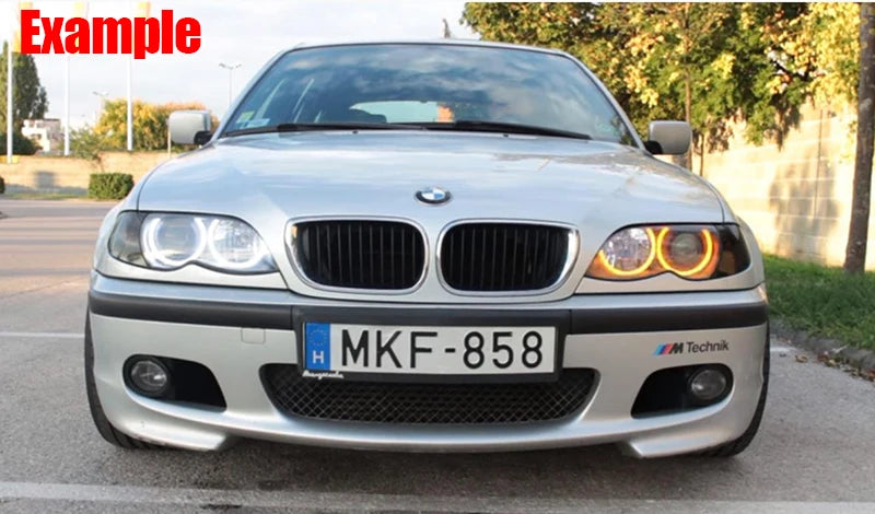High Quality SMD Cotton Light Switchback LED Angel Eye Ring Kit For BMW E30 E32 E34 Car Accessories