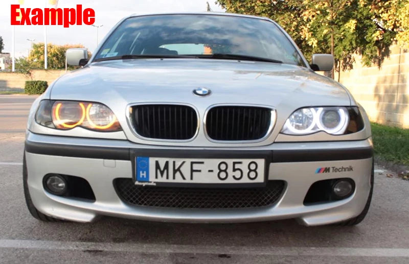High Quality SMD Cotton Light Switchback LED Angel Eye Ring Kit For BMW E30 E32 E34 Car Accessories