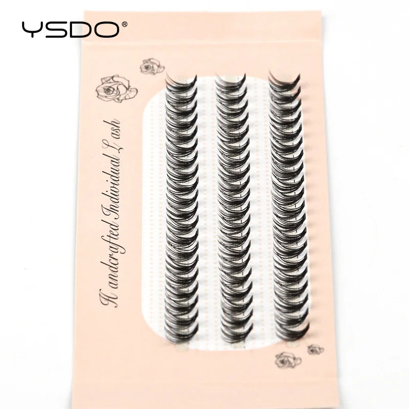 YSDO 60 Bundles Eyelash Extension Natural Faux Mink Eyelashes Individual 10/20/30D Cluster Lashes Makeup Cilia False Eye Lashes