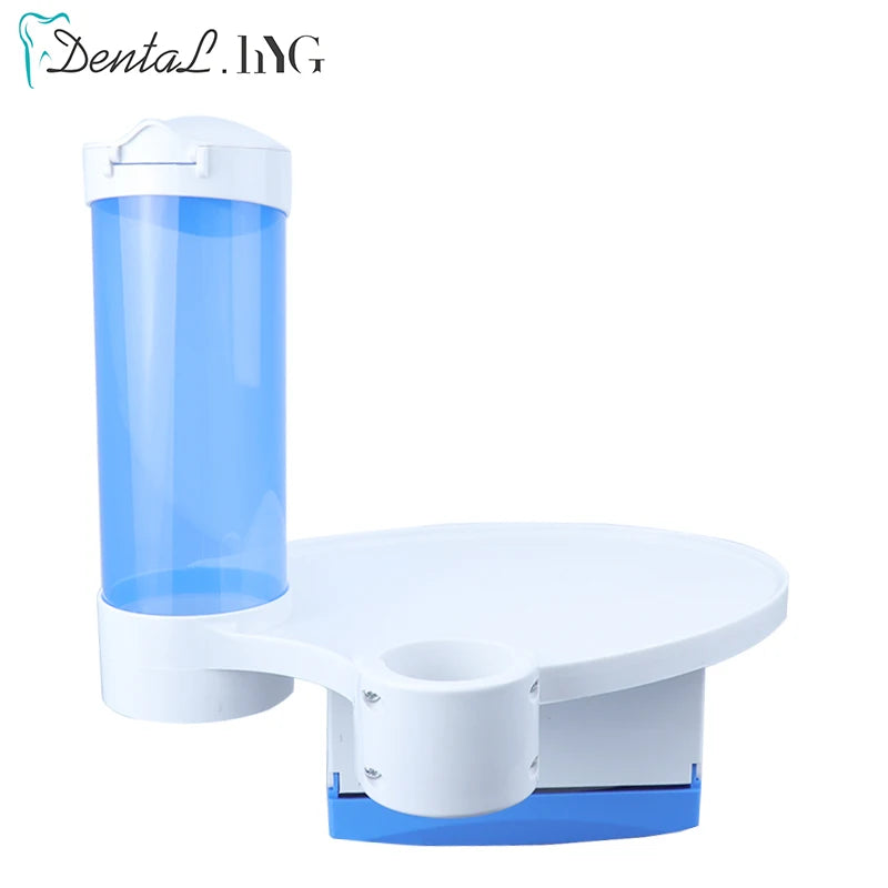 1 Pc Dentistry Parts Dental Chair Scaler Tray Placed Additional Units Disposable Cup Storage Holder with Paper Tissue Box