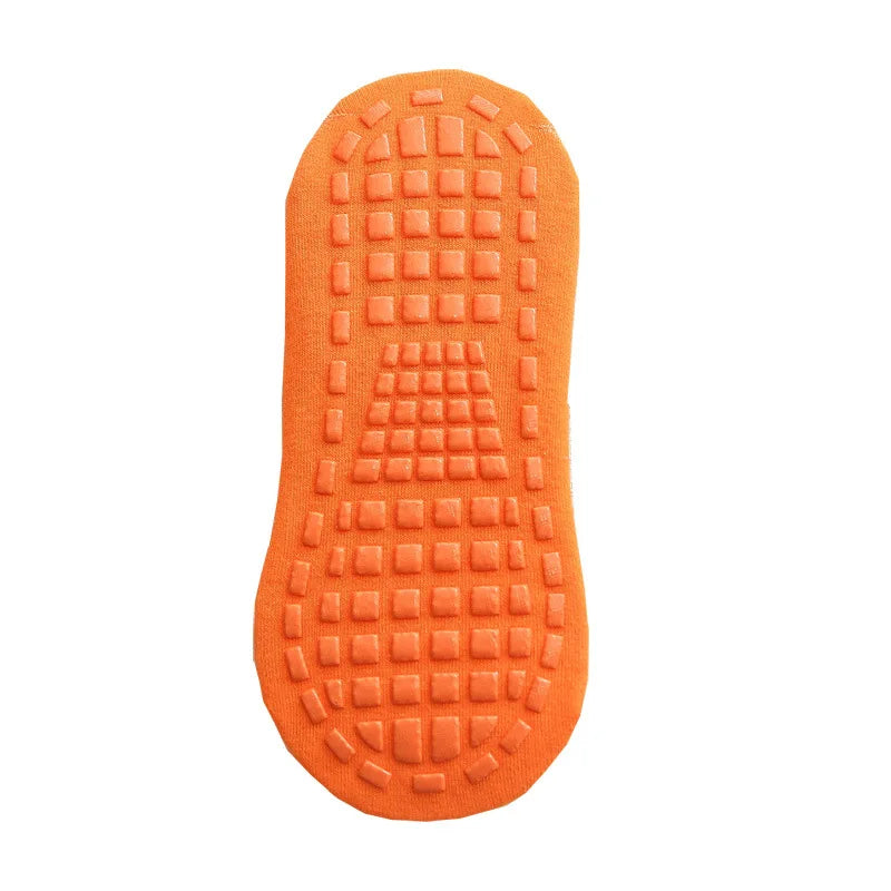Cotton Kids Adults Anti-Slip Sock Trampoline Sock Cotton Breathable Short Socks Elasticity Sport Boy Girl  Outside Child Socks
