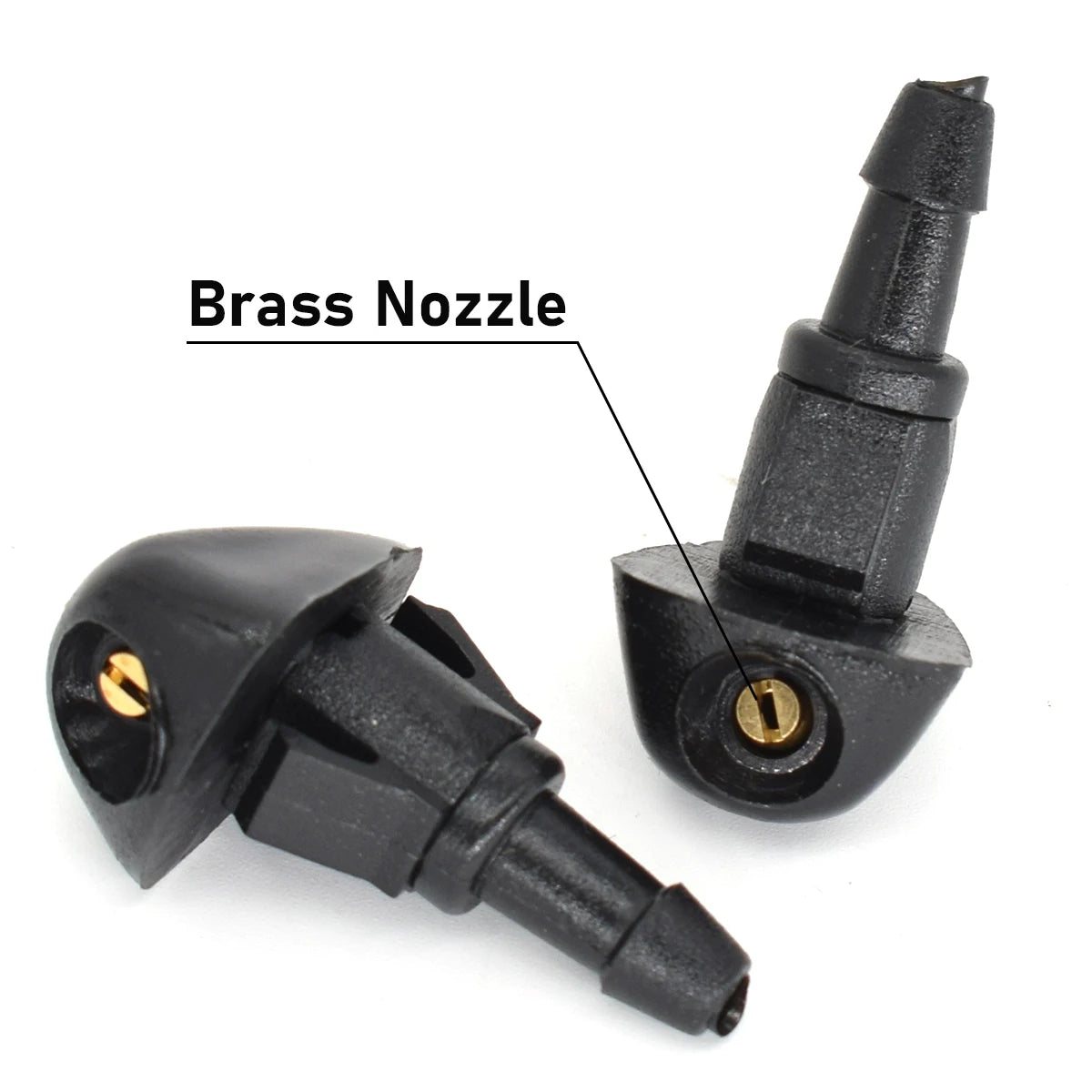 2Pcs Front Washer Nozzle Jet Spray For Honda Accord Civic 6 7 Fit Jazz CR-V Prelude Shuttle Water Car Windshield Window Nozzles