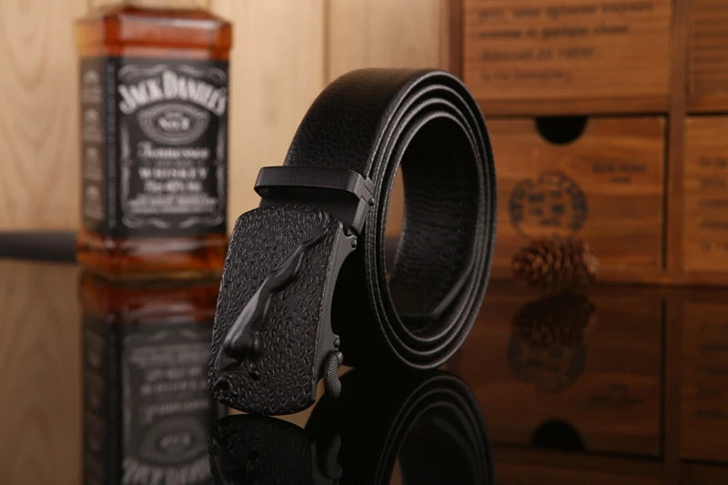 gold buckle jaguar mens belts luxury 2020 new hot designer strap high quality fiber leather 160 cm 150 140 automatic 170 180 130