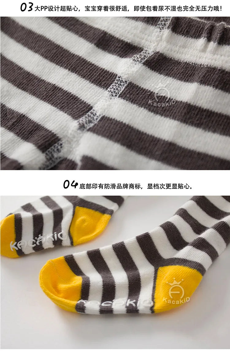Baby Girls Pants Tights 1-7Y Kids New Autumn Winter Warm Cute Cartoon Big Eyes Pant Long Stockings Velvet Stock For Girls
