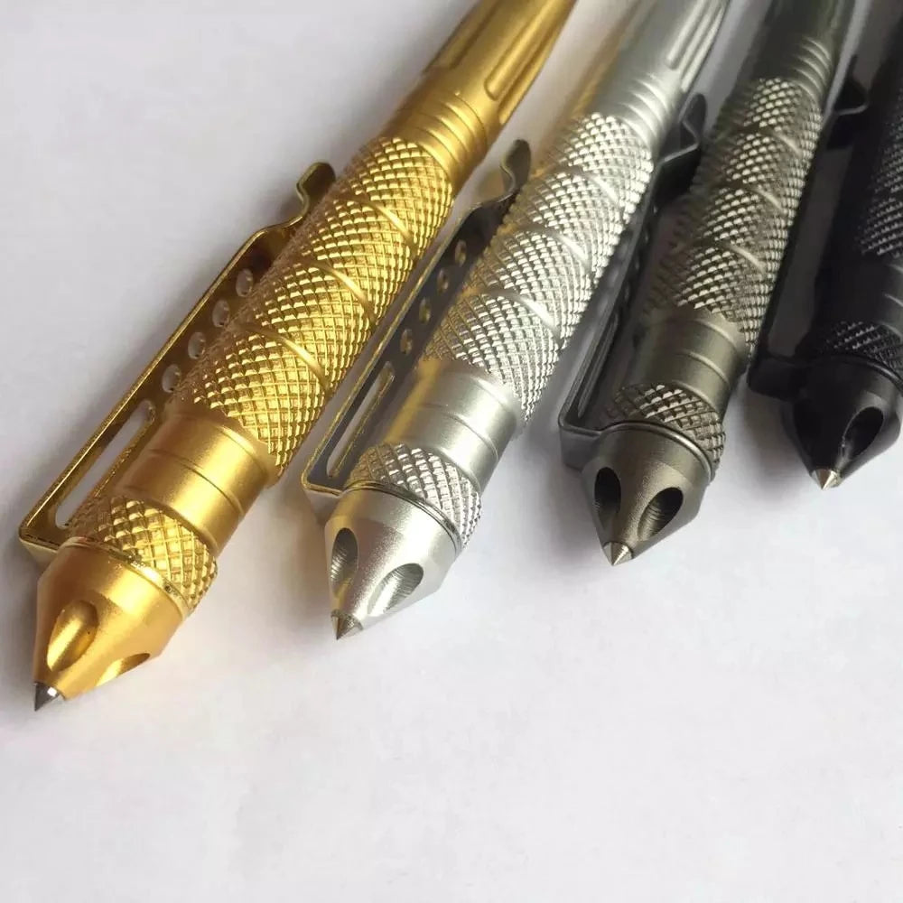 High Quality Personal Defence Tool Tactical Pen Self Defense Pen Multipurpose Aviation Aluminum Anti-skid Portable Outdoor EDC