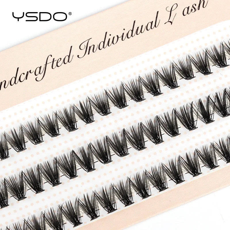 YSDO 60 Bundles Eyelash Extension Natural Faux Mink Eyelashes Individual 10/20/30D Cluster Lashes Makeup Cilia False Eye Lashes