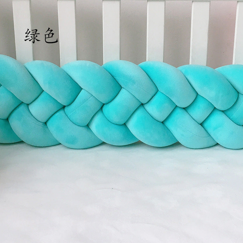 1M/2.2M/3M Baby Braid Bumper for Newborn Crib Kids Cot Protector Baby Crib Bumper Bedding Sets Bumpers In The Crib Cot Bebe