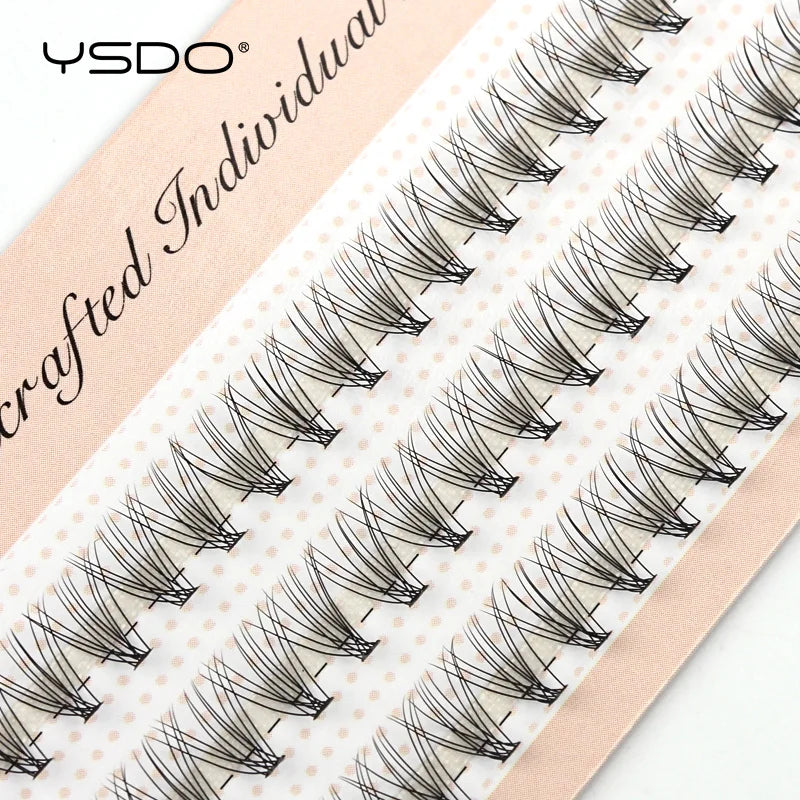 YSDO 60 Bundles Eyelash Extension Natural Faux Mink Eyelashes Individual 10/20/30D Cluster Lashes Makeup Cilia False Eye Lashes