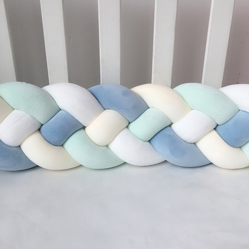 1M/2.2M/3M Baby Braid Bumper for Newborn Crib Kids Cot Protector Baby Crib Bumper Bedding Sets Bumpers In The Crib Cot Bebe