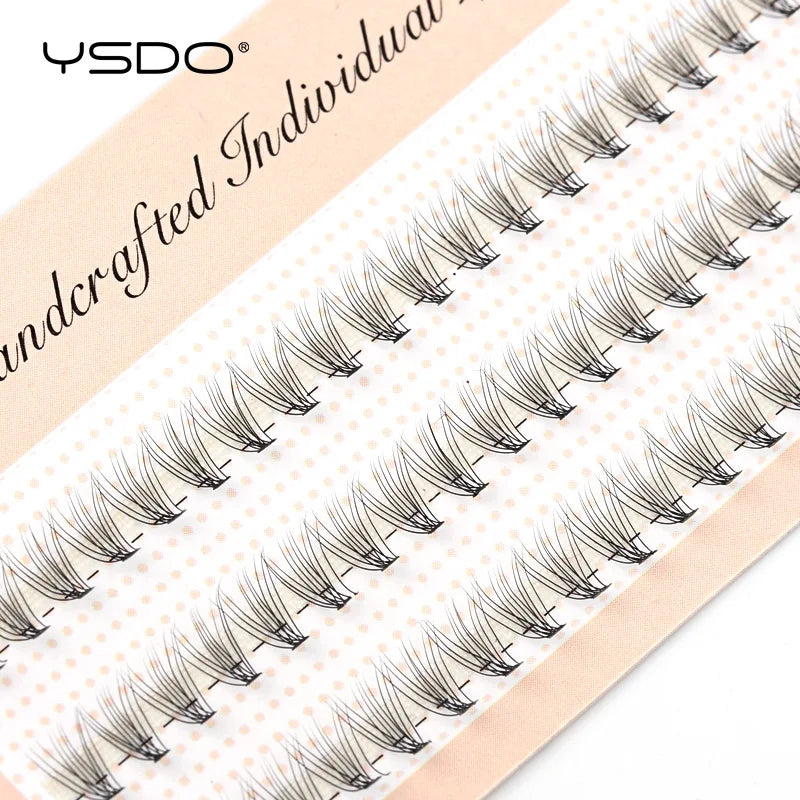 YSDO 60 Bundles Eyelash Extension Natural Faux Mink Eyelashes Individual 10/20/30D Cluster Lashes Makeup Cilia False Eye Lashes