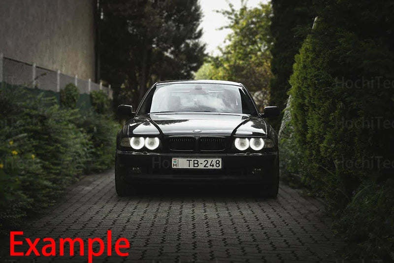 High Quality SMD Cotton Light Switchback LED Angel Eye Ring Kit For BMW E30 E32 E34 Car Accessories