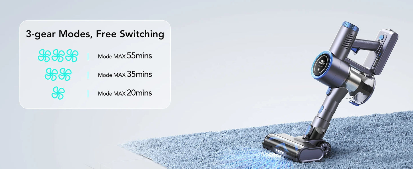 Greenote GSC60 10-in-1 Ultra-Quiet Cordless Vacuum Cleaner 33000Pa