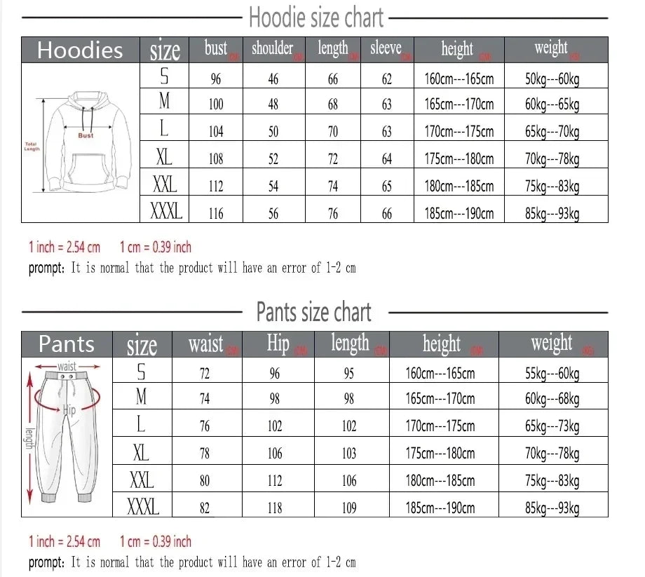 Spring and autumn fashion men's brand clothing fitness jogging sports suit casual crewneck hoodie + sweatpants two-piece set