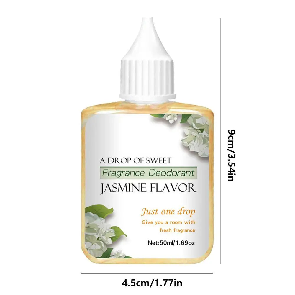 Jasmine Diffuser Natural Refreshing Jasmine Perfume Air Freshener 50ml Long-Lasting Fragrance, Aromatherapy Diffuser oil