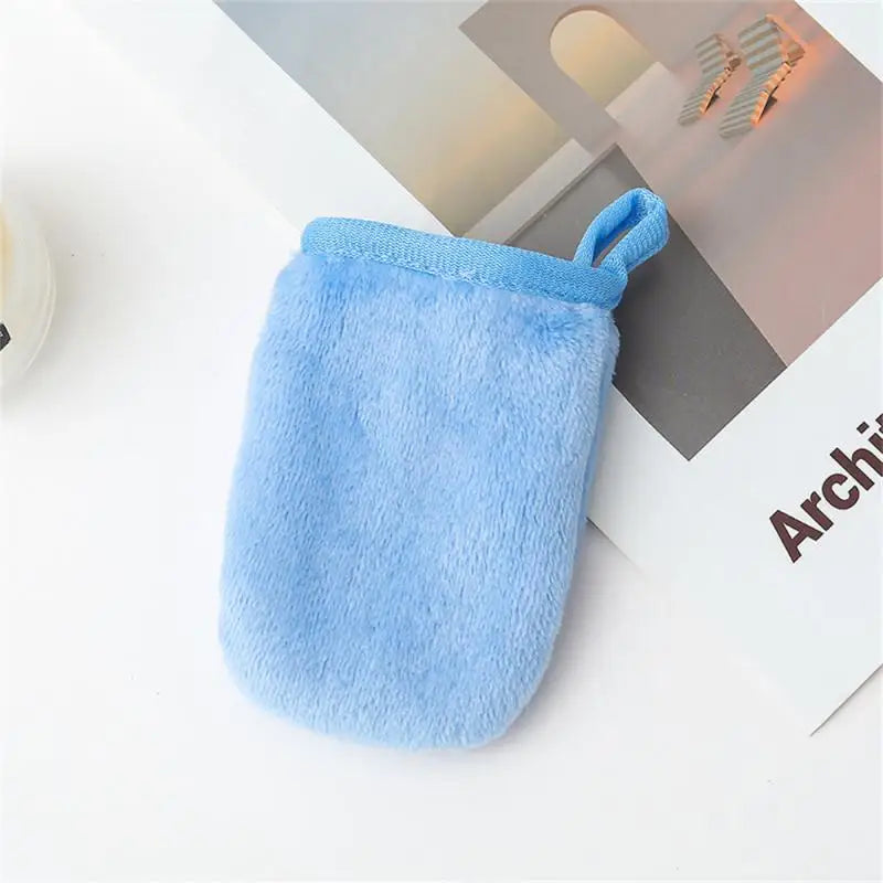 2/3PCS Face Deep Cleaning Pads Reusable Makeup Remover Glove Soft Microfiber Cleansing Makeup Removing Gloves Cleaning Towel