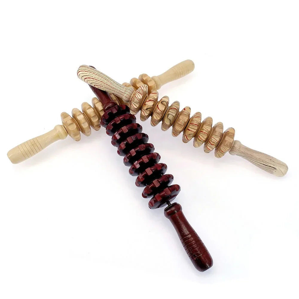 Wood Therapy Roller Massage Tools,Lymphatic Drainage,maderoterapia Colombiana,Cellulite Trigger Point Manual Muscle Release