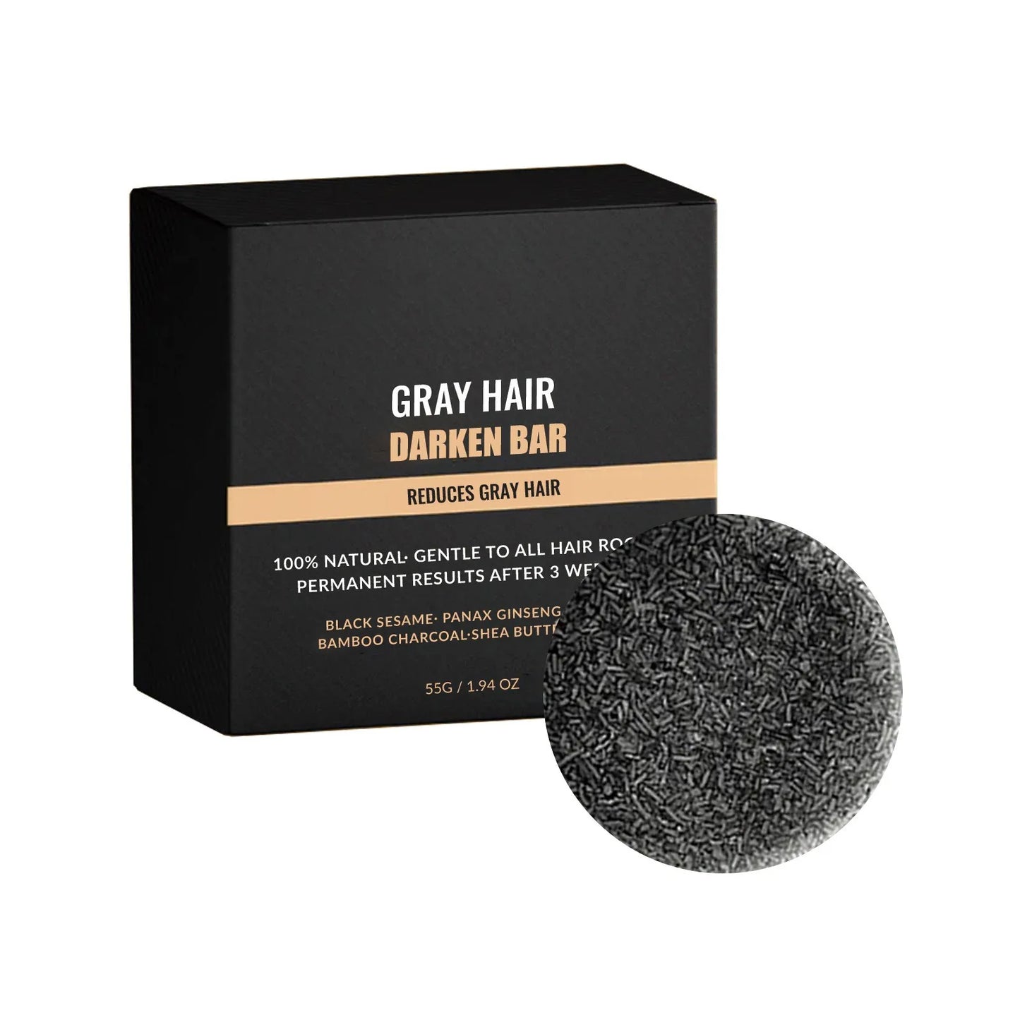 1/2pcs Gray Hair Reverse Soap Effectively Care The Scalp Deeply Nourishes The Hair And Scalp Purify The Scalp For Men And Women