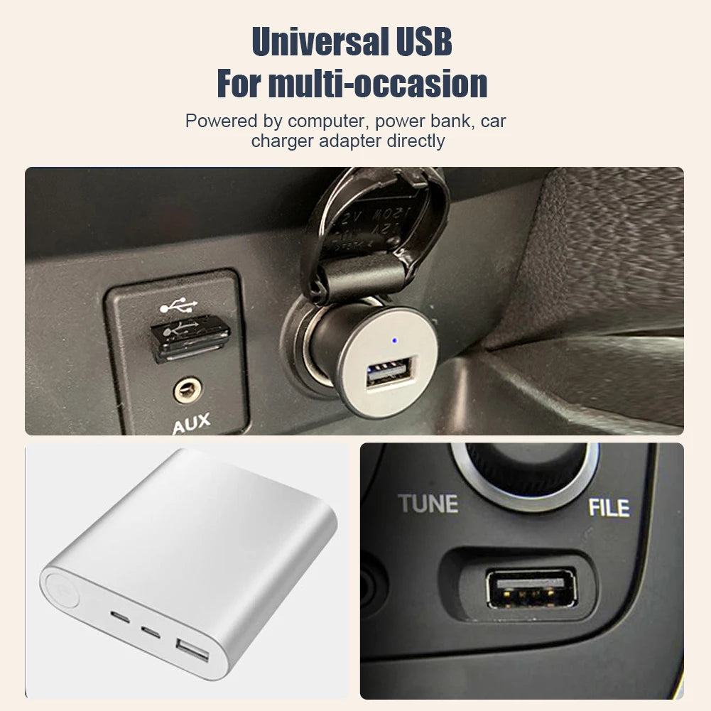 5/12/24V Car Fan Cooling Car Fan Dual Head Usb Car Fan 2 Speeds Adjustable for Auto Cooler Air Fan Car Accessories Fan