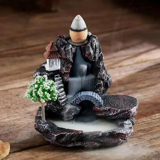 Home Waterfall Backflow Incense Burner Innovative Backflow Incense Burner Aromatherapy Ornament Home Decor For Office Yoga