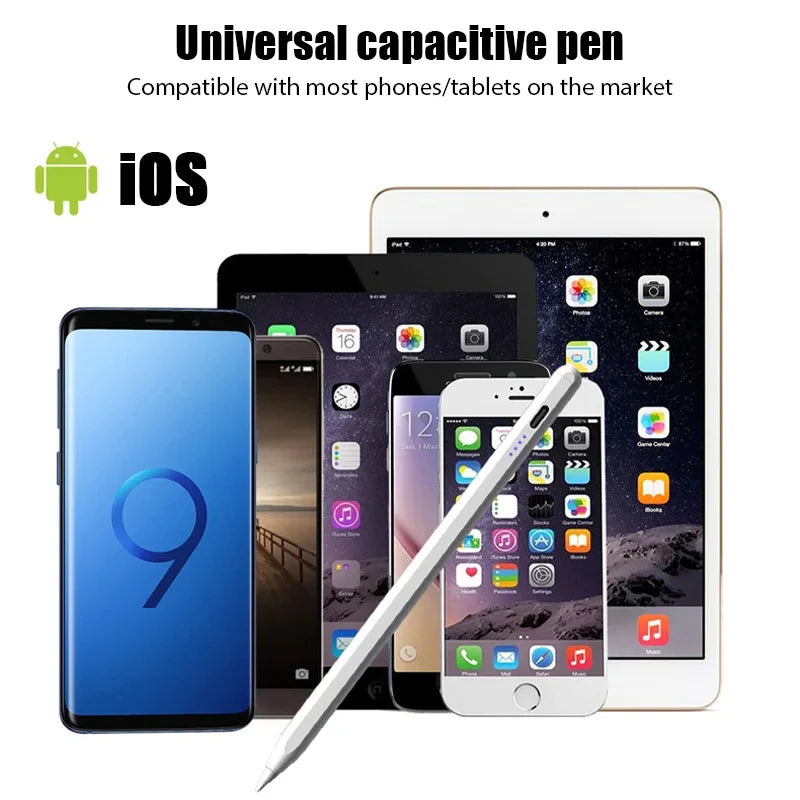 Universal Stylus Pen For Android/iOS/Windows Touch Screen Capacitive Pen Rechargeable Tilt iPad Stylus Pen For Phone Tablet