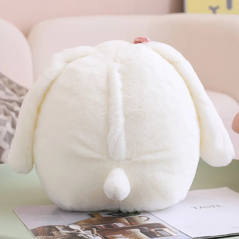 White Peach Rabbit Plush Toys Soft Stuffed Dolls For Baby Kids