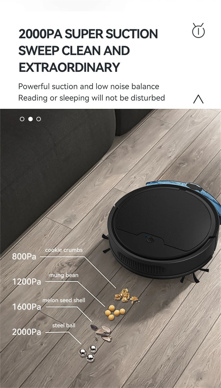 Super Quiet 3 In 1 Smart Sweeping Robot APP Upgrad Remote Control Mopping Vacuuming Sweeper For Home Office Cleaning Tool