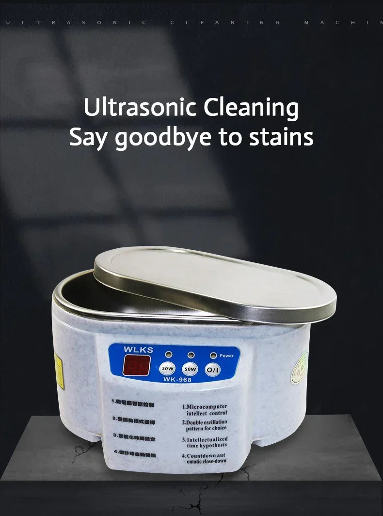 30/50W Ultrasonic Cleaner Sonicator Bath 40Khz Degas For Home Watches Contact Lens Glasses Cleaner Machine Teeth Makeup Razor