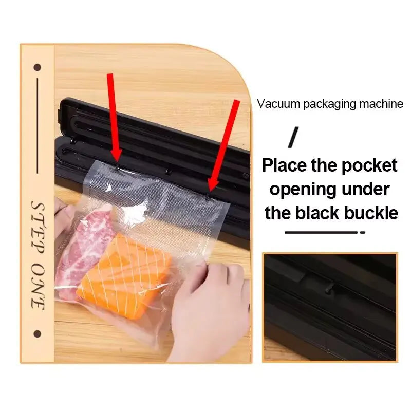 Xiaomi NEW Food Vacuum Sealer Packaging Machine Vacuum Small Household Kitchen Automatic Sealing Cooked Food Compressor