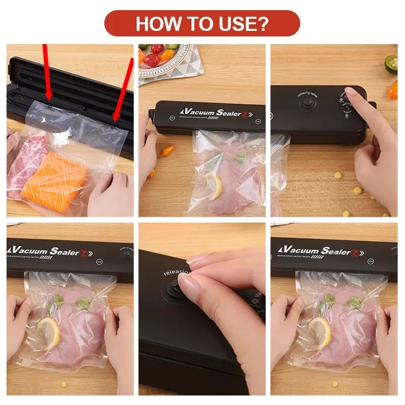 Xiaomi NEW Food Vacuum Sealer Packaging Machine Vacuum Small Household Kitchen Automatic Sealing Cooked Food Compressor