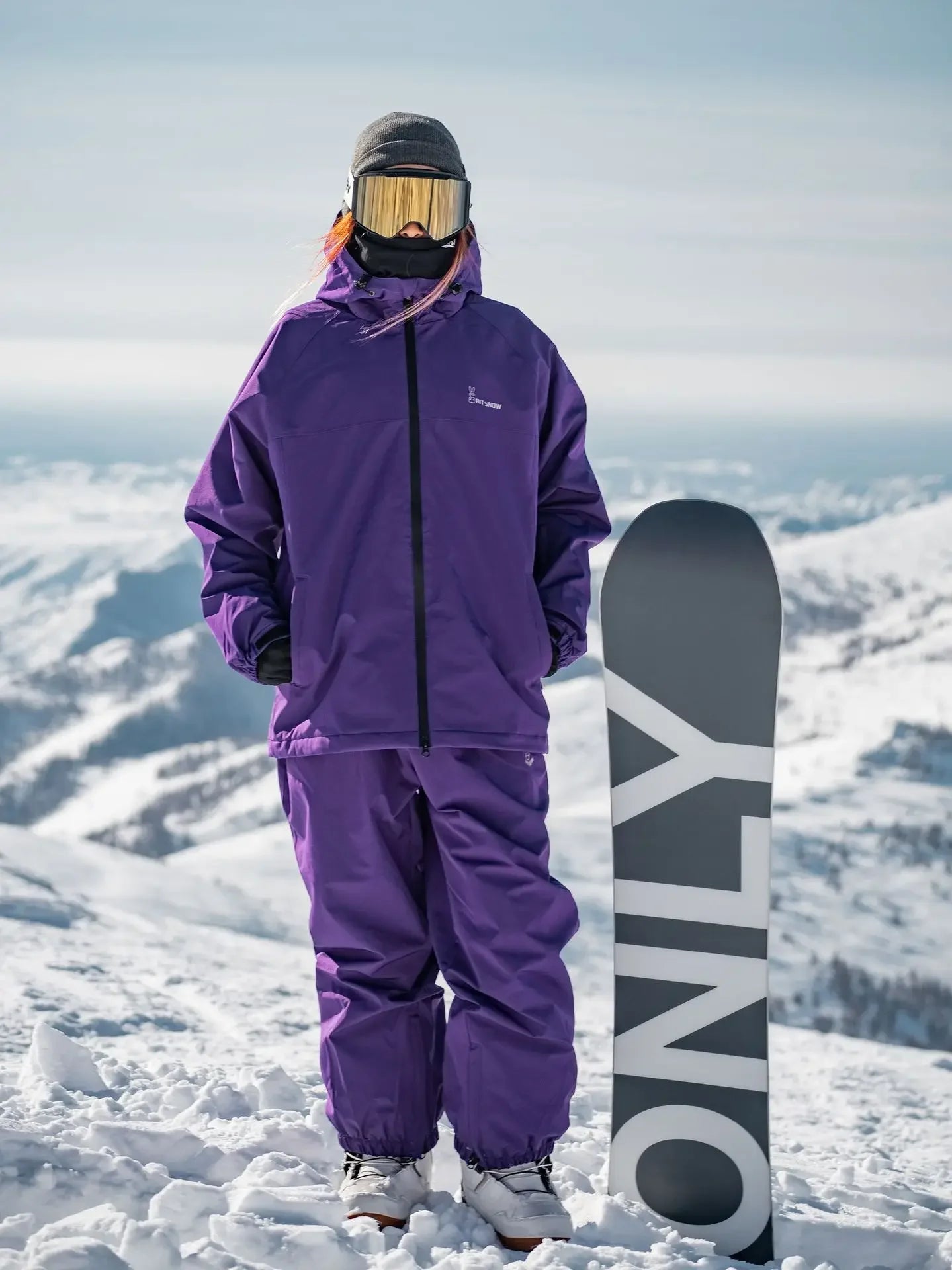 2024 Winter Oversized Woman Ski Suit Set Women Snowboarding Set Female Outdoor Snowsuit Waterproof Windproof Skiing Jacket Set