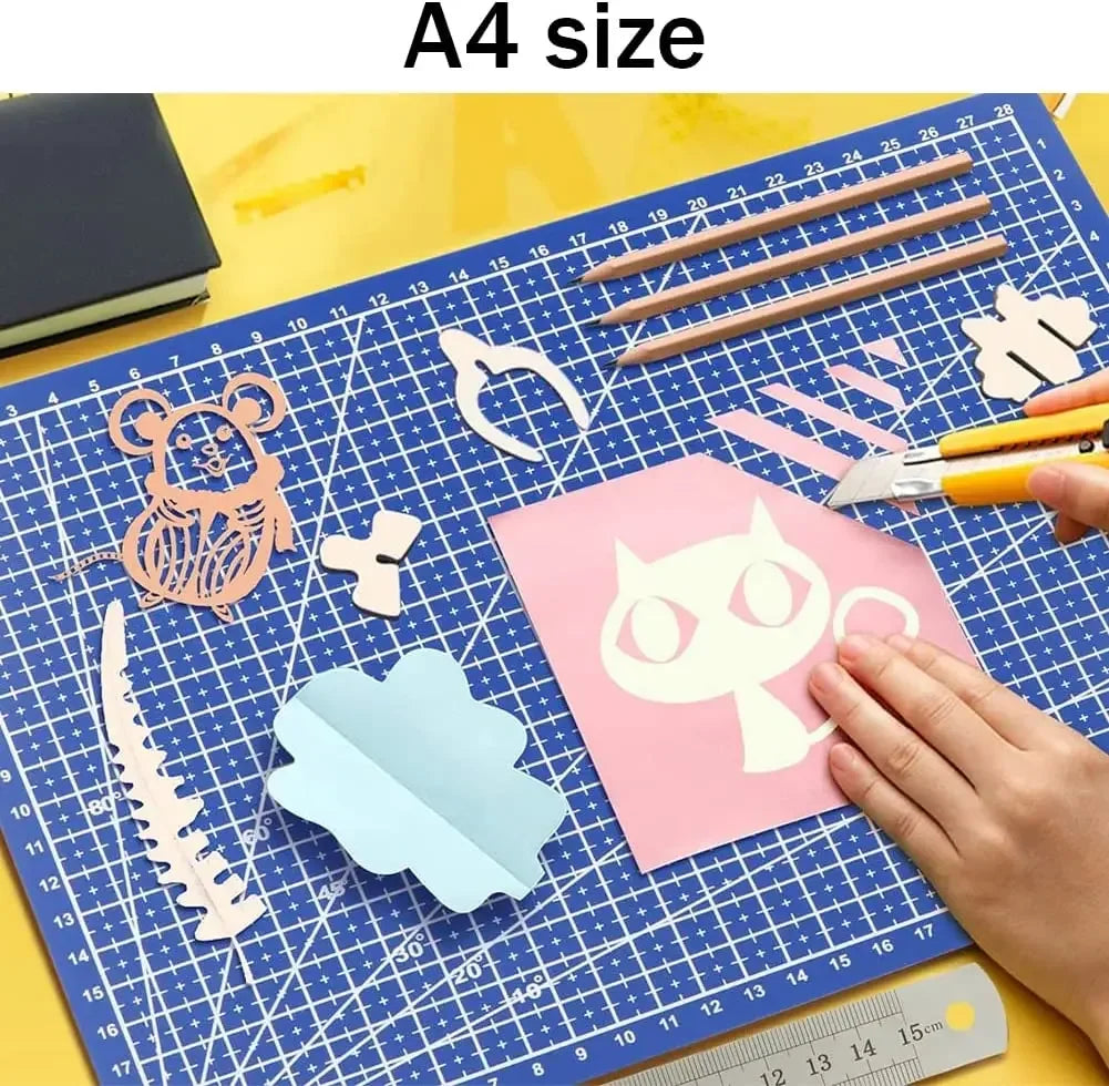 A3 A4 A5 PVC Cutting Mat Workbench Patchwork Sewing Manual DIY Knife Engraving Leather Cutting Board Single Side Underlay
