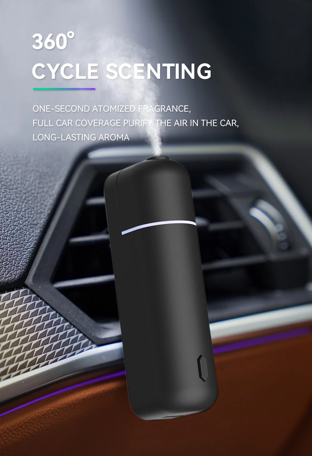 Auto Flavoring For Cars Air Freshener Essential Oils Diffuser Smell Distributor Car Perfume Vent Clip Six Scent Small Gifts