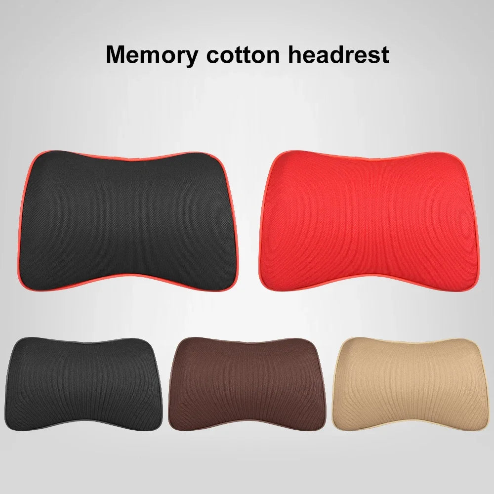 1pcs Car Seat Headrest Neck Cushion Memory Foam Soft Glutinous Support Car Neck Pillow Accessories Cushion Auto Seat Backrest