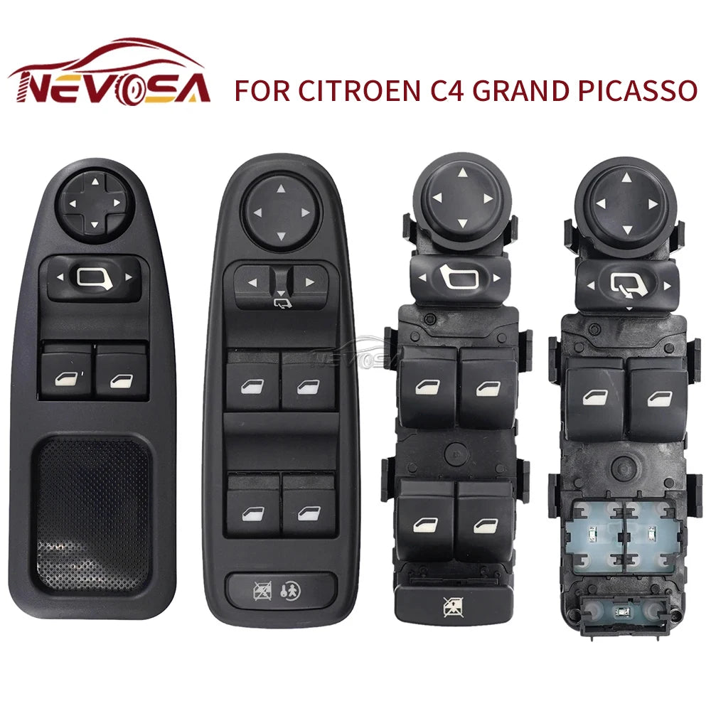 For Citroen C4 I Grand Picasso 2007-2014 Dispatch Fiat Scudo 270 272 Expert Electric Power Window Switch Glass Lifter Button