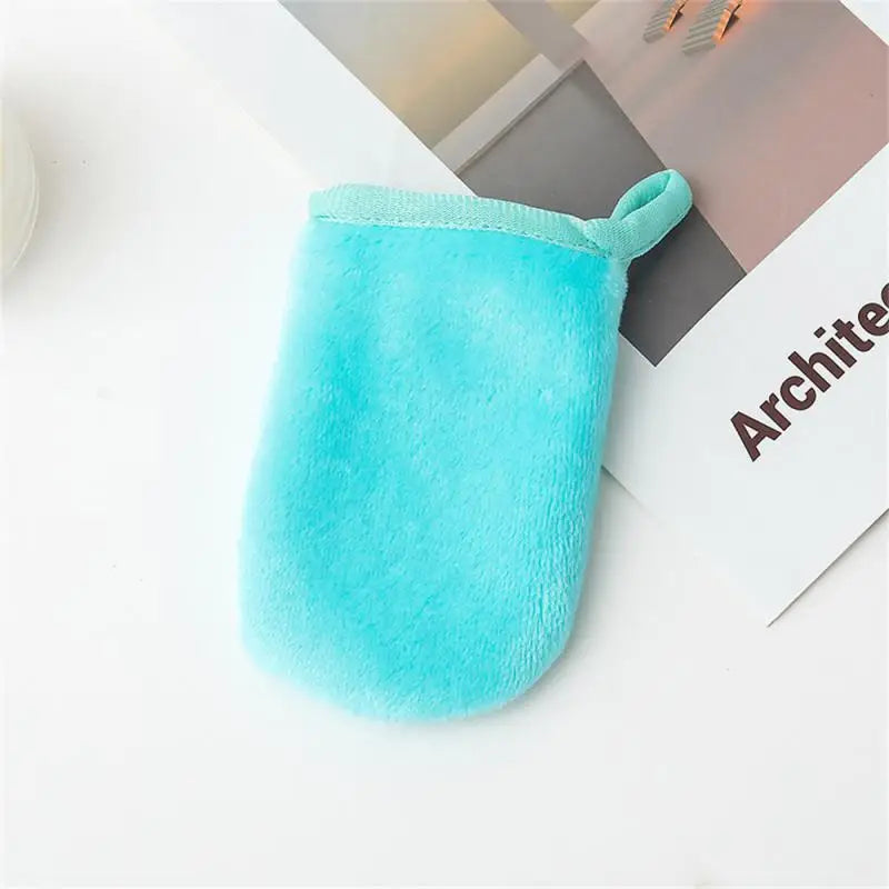 2/3PCS Face Deep Cleaning Pads Reusable Makeup Remover Glove Soft Microfiber Cleansing Makeup Removing Gloves Cleaning Towel