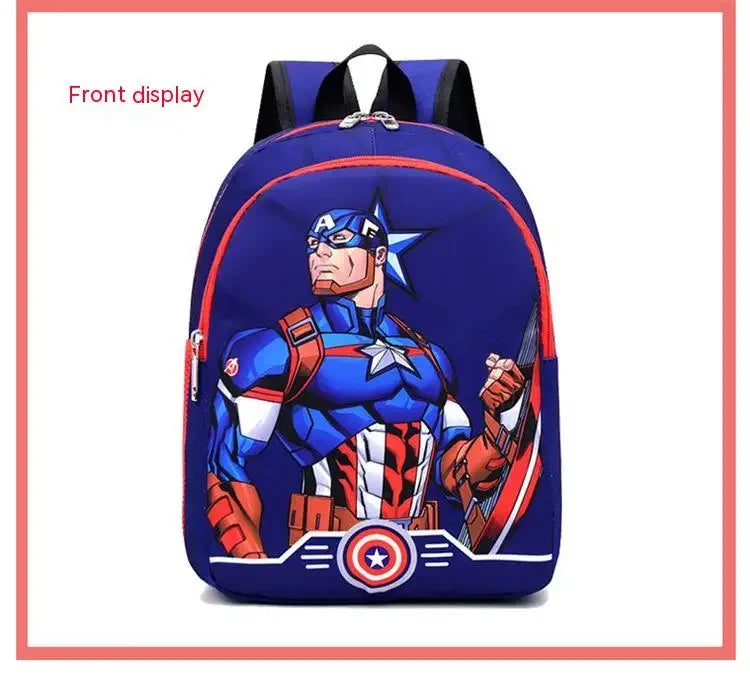 Children schoolbag spider backpack weight-reducing kindergarten Iron Man backpack cartoon large capacity boys and girls backpack