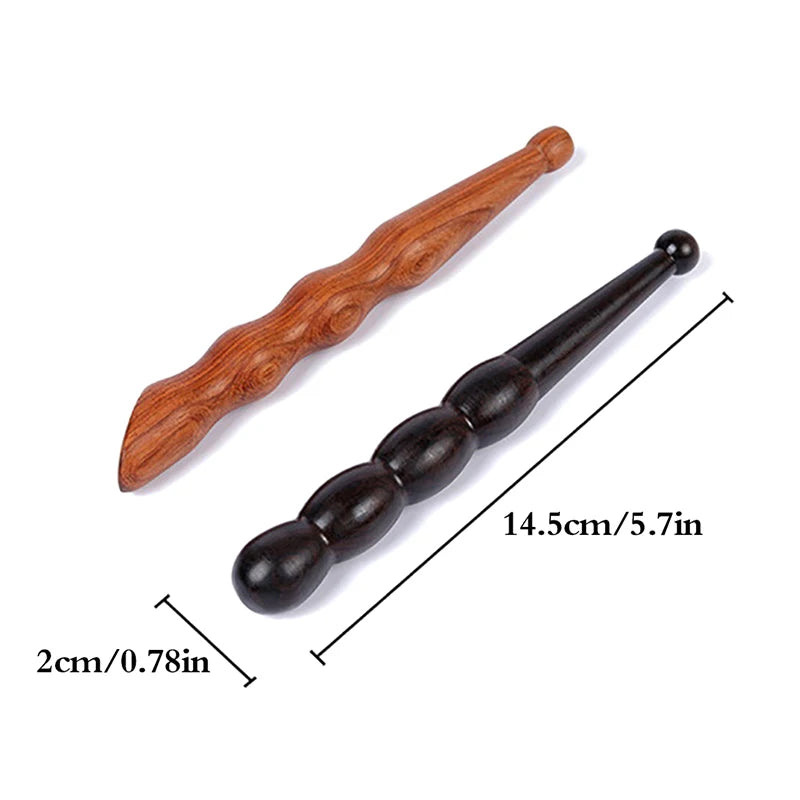 1pcs Long Wooden Spa Muscle Roller Stick Cellulite Blaster Deep Tissue Fascia Trigger Point Release Self Foot Body Massage Tools